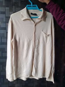 Off White Plain Yet Beautiful Sweater .