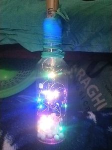 DIY Decorative Light-Up Bottle