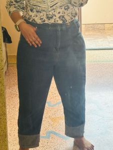 Sassafras Relaxed Fit High Rise Jeans