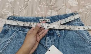 GASNA Light Wash Korean Jeans