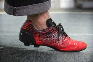 Red &amp; Black Soccer Cleats