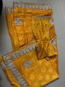 Gold Saree