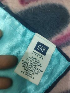 Navy Blue Embellished Scarf