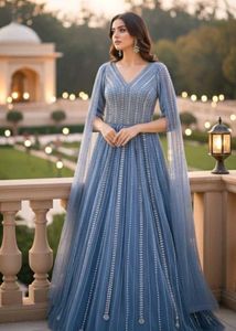 🔥Wedding Gown Engagement Party Wear designer 🔥💙
