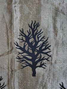 Brown &amp; Gold Tree Curtains