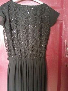 Rich Black Maxi Gown