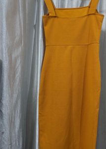 Mustard Midi Dress