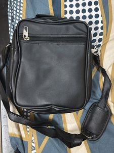 Vintage Black Crossbody Bag