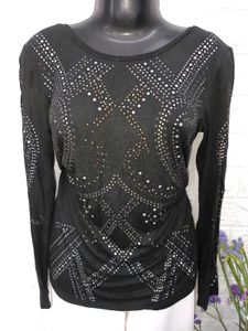 Embellished Black Top