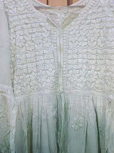 Elegant Embroidered Short Kurti Top