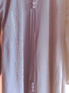 Elegant Black Embellished Abaya