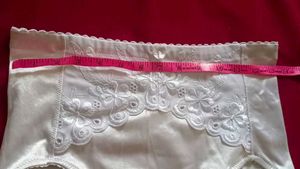 White Satin High Waist Brief