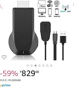 ☄️Half Price Deal☄️Wecast wireless Screen Mirroring Dongle 🛑casting