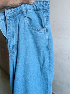Light Blue Wide Bottom Denim Jeans 👖 Full Comfort