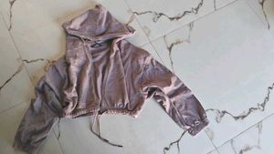 Zudio cropped Zip-Up Hoodie