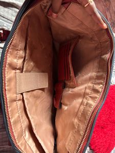 Allen Solly Marron Laptop HandBag