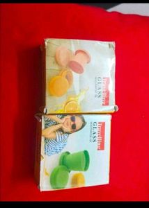 Kids Travelling Glass 🍷 2 Pc Combo