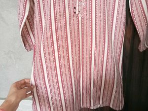 Striped Print Top