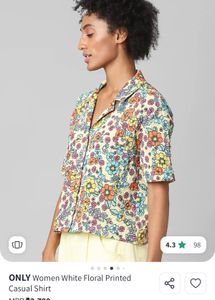 Floral Print Casual Shirt
