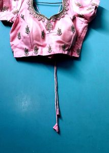 Embroidered Pink Lehenga For Women