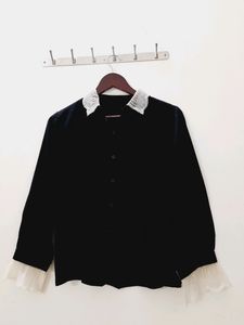 Black Collar Shirt