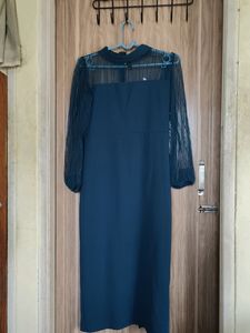 Women Bodycon Dark Blue Dress