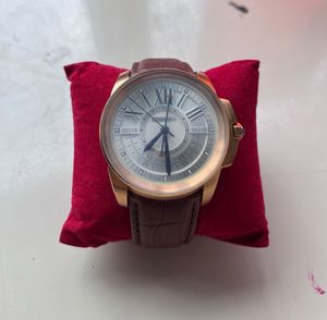 Cartier Watch with Leather Strap
