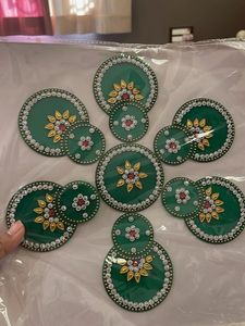 Set of 4 Decorative Rangoli Stickers