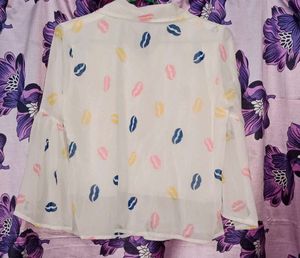 White Crop Top For Women