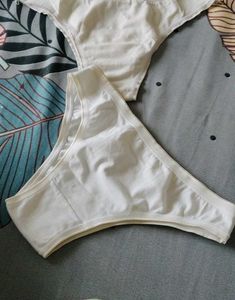 Set Of Three White Briefs...