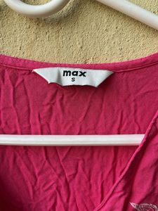 Pink Embroidered Dress/kurta