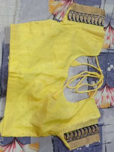 Yellow Embroidery Saree