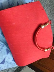 Vintage Red &amp; Gold Handbag