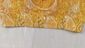 Very Beautiful Haldi Ceremony Blouse