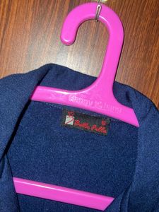 Navy Tailored Longline winter Jacket