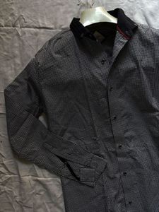 Black &amp; White Micro Check Shirt – Brand: Flirt
