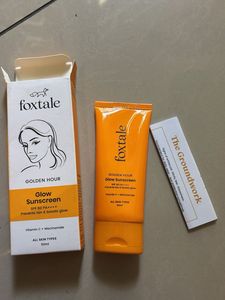 Foxtale Golden Hour Glow Sunscreen SPF 50