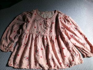 Pink Print Blouse