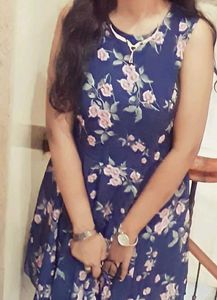 Floral Sleeveless Fit & Flare Dress