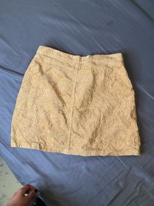 Corduroy Mini Skirt
