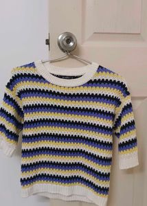 Striped Knit Sweater