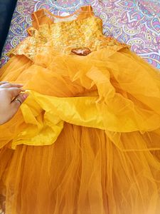 Branded Golden Cute Frock 😍