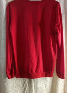 Red Embellished Top