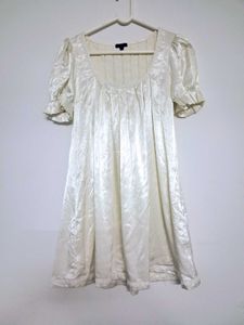 Knee Length Satin Top