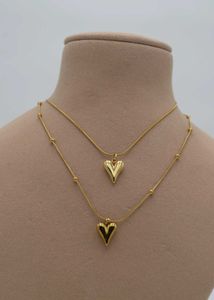 Gold Heart Pendant Necklace