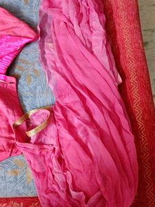 Elegant Pink Kurta plazo and dupatta set