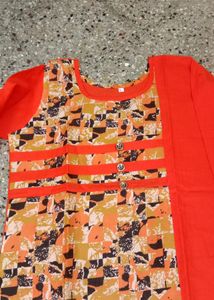 Catalogue Piece Brand New Blocks 3/4 Sleeves Printed L Size Kurta