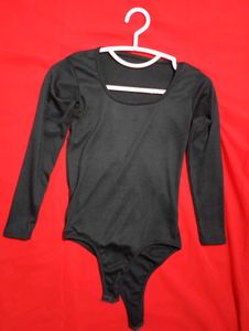 Black Long Sleeve Bodysuit