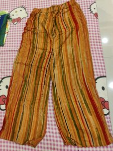 Striped Boho Palazzo Pants