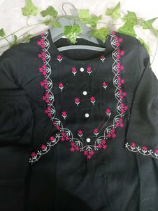 Black Kurta Set